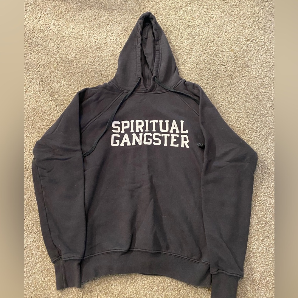 Spiritual Gangster Hoodie - size Medium- gently worn- made in USA